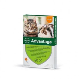   Advantage Spot on 4kg alatti macskák és nyulak részére 4x04ml