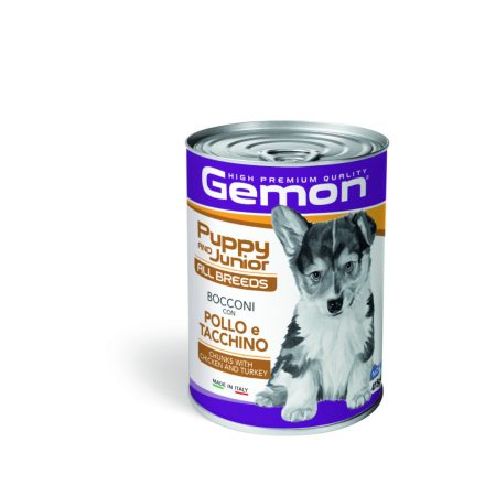 Gemon Dog Konzerv Puppy&Junior 415g Csirkével és Pulykával