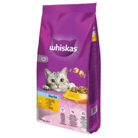   Whiskas 14kg Sterile száraztáp csirkehússal ivartalanított felnőtt macskák számára