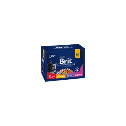 Brit Prémium Cat Alutasak Family Plate 12x100g