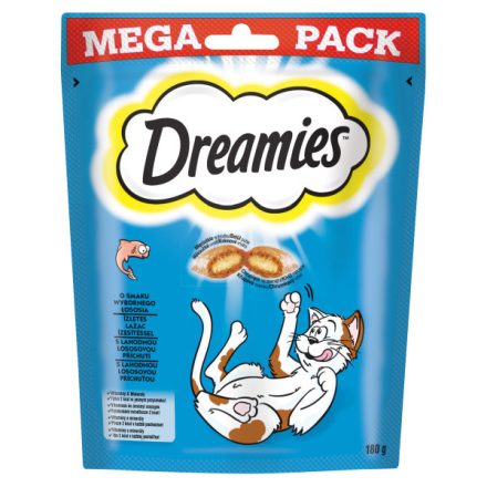 Dreamies jutalomfalat macskák számára Mega Pack 180g Lazaccal