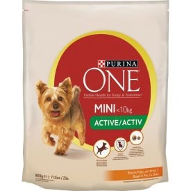   Purina ONE Mini ACTIVE Csirkében gazdag száraz kutyaeledel 800g 793