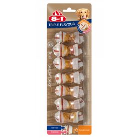 8in1 Triple Flavour Rágócsont XS 98g