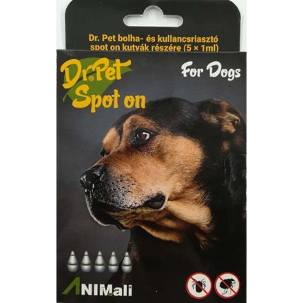 Dr. Pet Bolha Csepp Kutyáknak 5x1ml