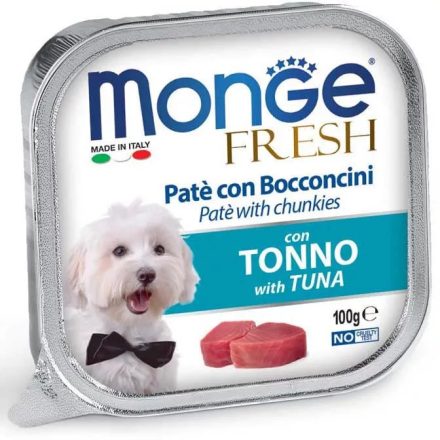 Monge Dog Fresh 100g Alutálca Tonhal