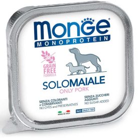 Monge Dog Monoprotein Paté 150g Alutálca 100% Sertés