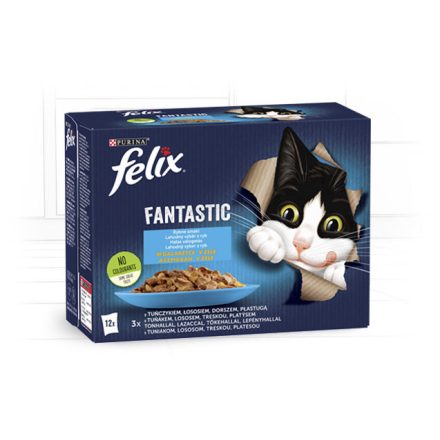 Félix 12x85g Fantastic Halas Válogatás  Aszpikban