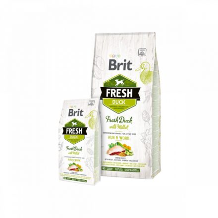 Brit Fresh Kacsa és Köles Active Run & Work 12kg