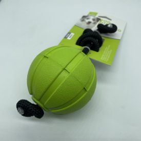 Labda kötéllel, zöld - 7cm