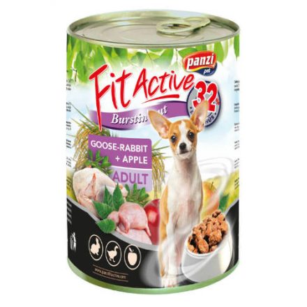 Panzi FitActive DOG 415g konzerv liba-nyúl-alma