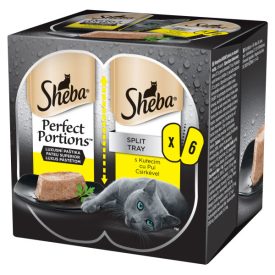   Sheba Perfect Portions Mini 6x37,5g Csirke alutálcás macskaeledel DR39S