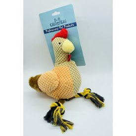 Plüss kakas kutyajáték kb 30cm