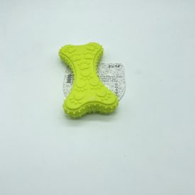 Tappancsos gumicsont kutyajáték- 10cm - zöld