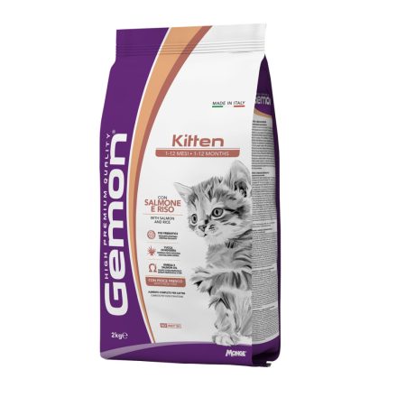 Gemon Cat száraz 2kg Kitten Lazac+Rizs