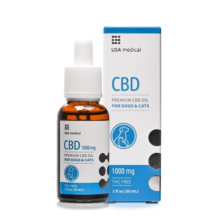 USA medical CBD Olaj 1000 mg | 30 ml kutyáknak és macskáknak