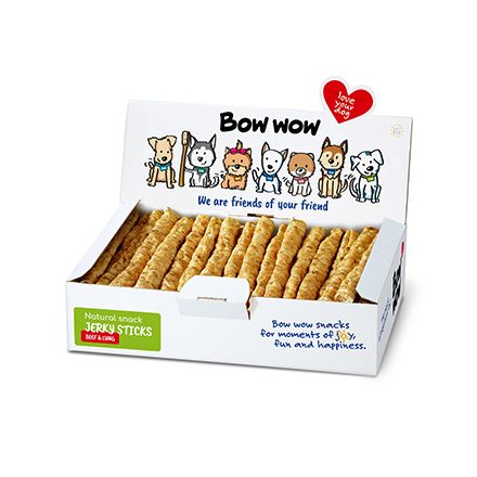 BOW Natural Jerky Stix marha-tüdő 50db BW322