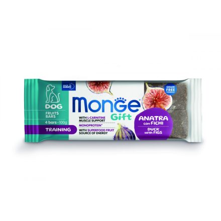 Monge Gift Training - Kacsa és füge 100g jutalomfalat kutyáknak