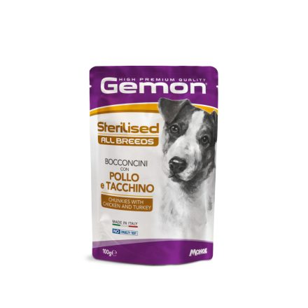 Gemon Dog Alutasak 100g STERIL Csirke & Pulyka