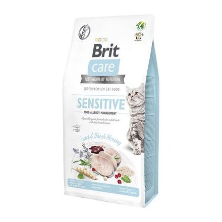 Brit Care Cat 7kg Sensitive Food Allergy Management Rovar és Friss Hering