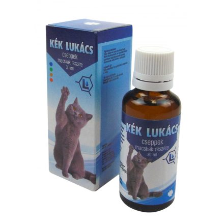 Kék Lukács Cseppek Macskáknak 30ml