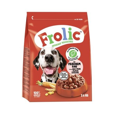 Frolic 2,6kg Marha & Zöldség