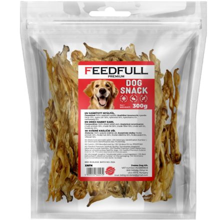 FEEDFULL Szárított nyúlfül 300g