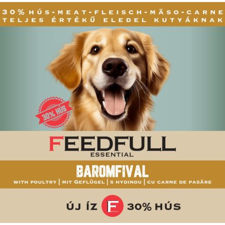 FEEDFULL Dog 1240g kutyakonzerv Baromfival