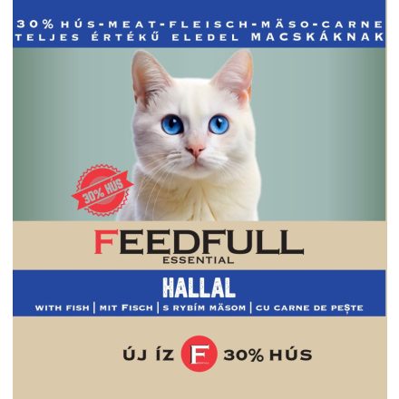 FEEDFULL Cat 415g macskakonzerv Hallal