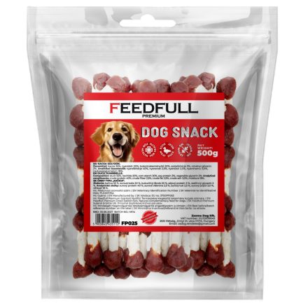 Feedfull Prémium Kacsa súlyzók kutya jutalomfalat 500g (FP025)