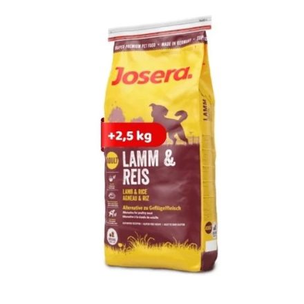 Josera Lamb&Rice 12,5kg+2,5kg