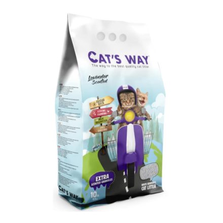 Cats Way Levendula Illatú Csomósodó Macskaalom 10L