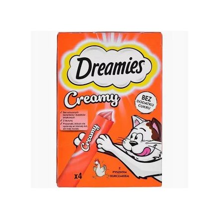 Dreamies Creamy Csirke 4x10g