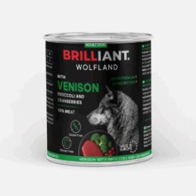 Brilliant Wolfland Szarvas, Brokkoli és Vörösáfonya 800g