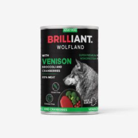 Brilliant Wolfland Szarvas, Brokkoli és Vörösáfonya 400g