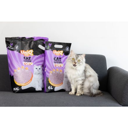 UNIQ PETS MACSKAALOM TOFU biológiailag lebomló levendula illattal 5 kg (UCL0004)