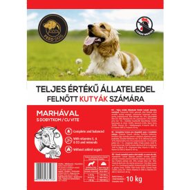 FeedDog 10kg Marhás Kutyatáp CSIRKEMENTES