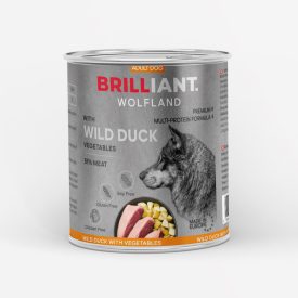 Brilliant Wolfland Premium 800g Kutyakonzerv Vadkacsa
