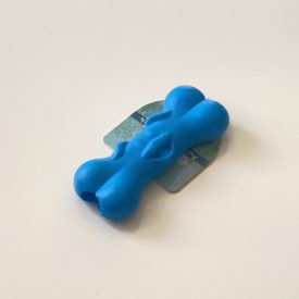 Gumicsont kutyafejjel 12cm - KÉK