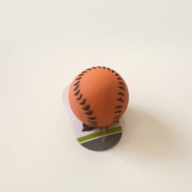 Tömör, szivacsos labda, 6cm - narancssárga